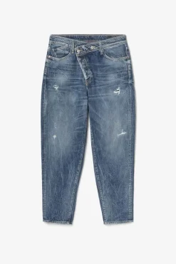 Le Temps des Cerises 1998 Basic 7/8Eme Jeans Vintage Destroy Bleu N°2-Homme Coupe Relax