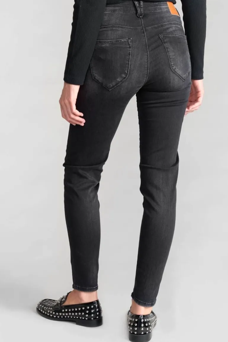 Le Temps des Cerises Acya Pulp Slim Taille Haute 7/8Eme Jeans Noir N°1-Femme Coupe Slim