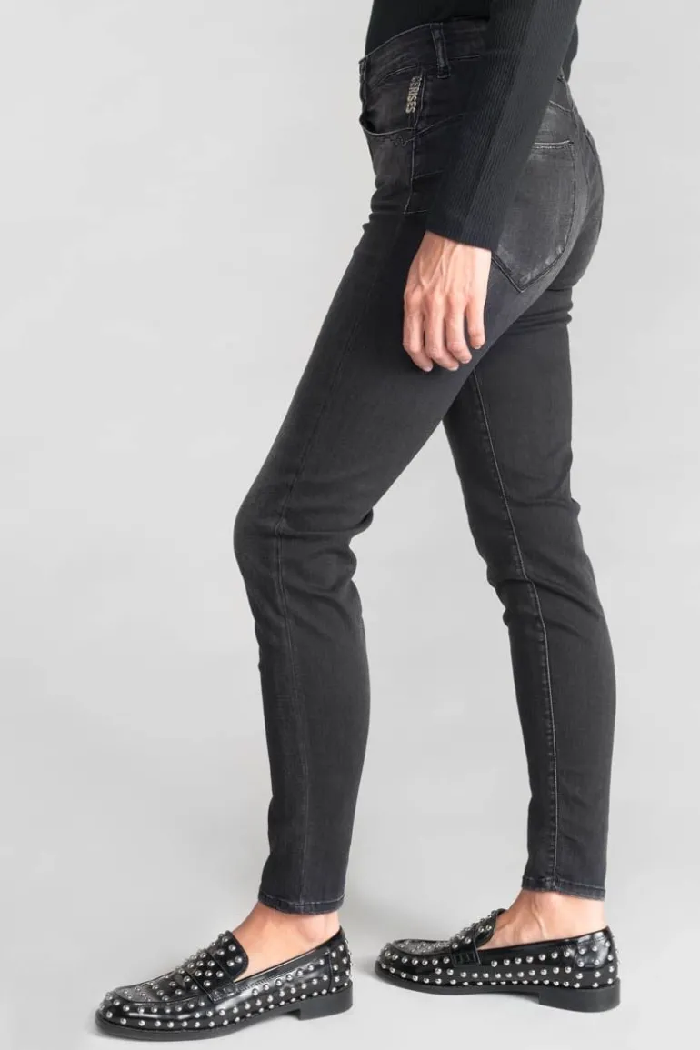Le Temps des Cerises Acya Pulp Slim Taille Haute 7/8Eme Jeans Noir N°1-Femme Coupe Slim