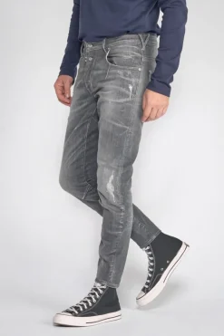 Le Temps des Cerises Alost 900/3 Tapered Arque Jeans Destroy Gris N°1-Homme Coupe Tapered