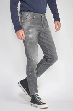 Le Temps des Cerises Alost 900/3 Tapered Arque Jeans Destroy Gris N°1-Homme Coupe Tapered