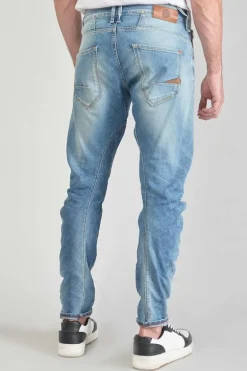 Le Temps des Cerises Alost 900/03 Tapered Arque Jeans Destroy Bleu N°4-Homme Coupe Tapered