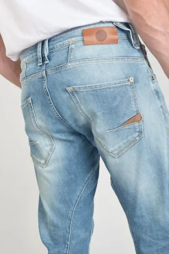 Le Temps des Cerises Alost 900/03 Tapered Arque Jeans Destroy Bleu N°4-Homme Coupe Tapered