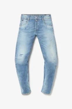 Le Temps des Cerises Alost 900/03 Tapered Arque Jeans Destroy Bleu N°4-Homme Coupe Tapered