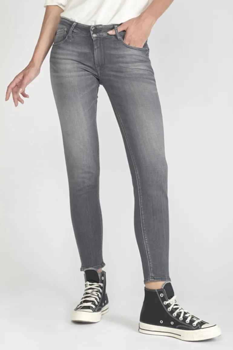 Le Temps des Cerises Amick Pulp Slim 7/8Eme Jeans Gris N°2-Femme Coupe Slim