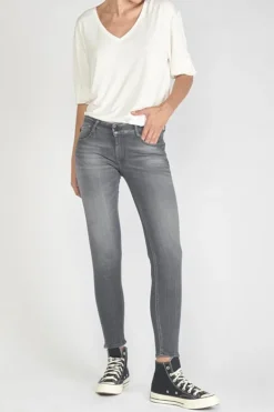 Le Temps des Cerises Amick Pulp Slim 7/8Eme Jeans Gris N°2-Femme Coupe Slim