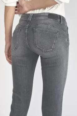 Le Temps des Cerises Amick Pulp Slim 7/8Eme Jeans Gris N°2-Femme Coupe Slim