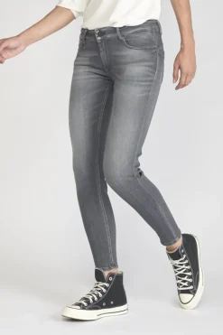 Le Temps des Cerises Amick Pulp Slim 7/8Eme Jeans Gris N°2-Femme Coupe Slim