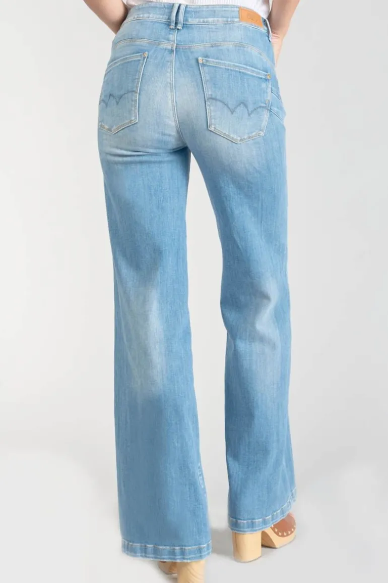 Le Temps des Cerises Axis Pulp Flare Taille Haute Jeans Bleu N°4-Femme Taille Haute