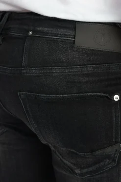 Le Temps des Cerises Basic 600/17 Adjusted Jeans Destroy Noir N°1-Homme Coupe Adjusted