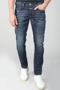 Le Temps des Cerises Basic 600/17 Adjusted Jeans Destroy Bleu N°1-Homme Coupe Adjusted