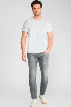 Le Temps des Cerises Basic 700/11 Adjusted Jeans Gris N°3-Homme Coupe Adjusted