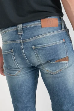 Le Temps des Cerises Basic 700/17 Relax Jeans Destroy Bleu N°3-Homme Coupe Regular Confort