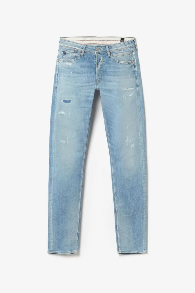 Le Temps des Cerises Basic 700/17 Relax Jeans Destroy Bleu N°5-Homme Coupe Regular Confort