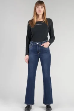 Le Temps des Cerises Basic Pulp Regular Taille Haute 7/8Eme Jeans Bleu N°1-Femme Coupe Regular
