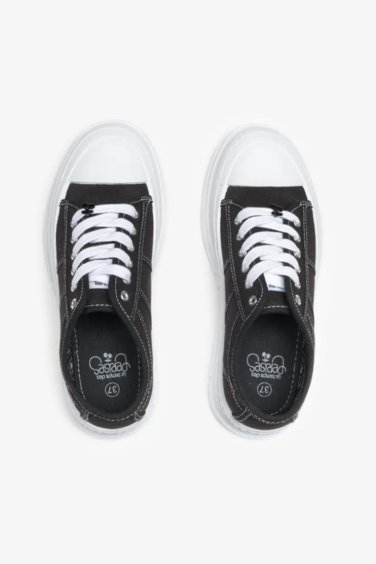 Le Temps des Cerises Baskets Lina Noires-Femme Chaussures