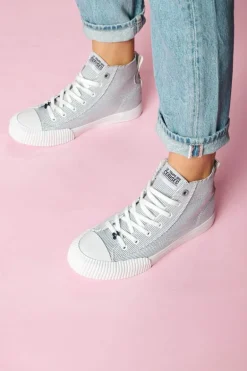 Le Temps des Cerises Baskets Montantes Harlo Rayees-Femme Chaussures