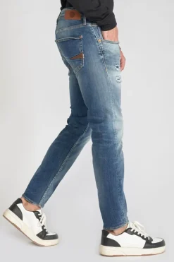 Le Temps des Cerises Bellarys 800/12 Regular Jeans Destroy Vintage Bleu N°3-Homme Coupe Regular Confort