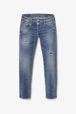 Le Temps des Cerises Bellarys 800/12 Regular Jeans Destroy Vintage Bleu N°3-Homme Coupe Regular Confort