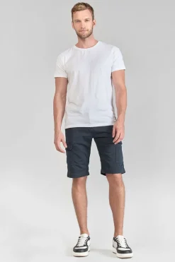 Le Temps des Cerises Bermuda Army Jogg Damon Bleu Nuit-Homme Shorts & Bermudas