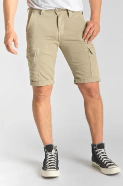 Le Temps des Cerises Bermuda Army Jogg Damon Beige-Homme Bermudas