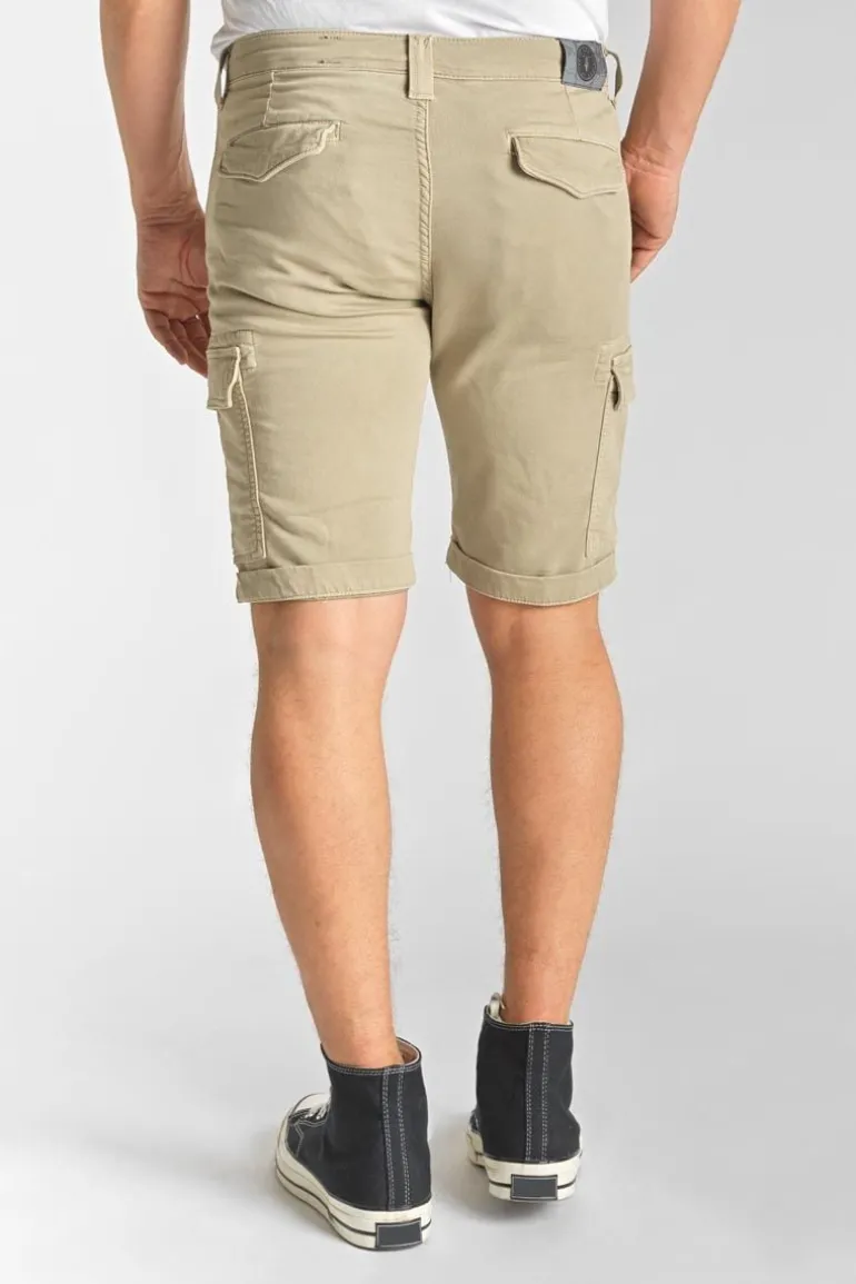 Le Temps des Cerises Bermuda Army Jogg Damon Beige-Homme Bermudas