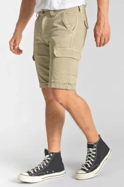 Le Temps des Cerises Bermuda Army Jogg Damon Beige-Homme Bermudas