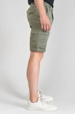 Le Temps des Cerises Bermuda Army Jogg Damon Kaki Camo-Homme Shorts & Bermudas