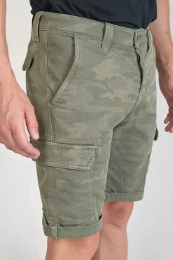 Le Temps des Cerises Bermuda Army Jogg Damon Kaki Camo-Homme Shorts & Bermudas