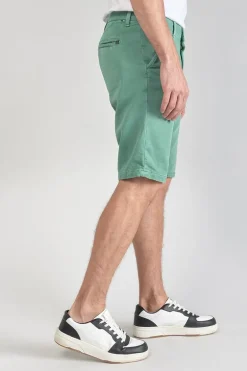 Le Temps des Cerises Bermuda Chino Jogg Swoop Vert D'Eau-Homme Shorts & Bermudas