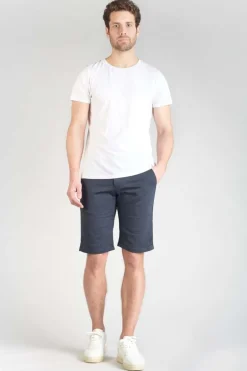 Le Temps des Cerises Bermuda Chino Jogg Swoop Bleu Nuit-Homme Shorts & Bermudas