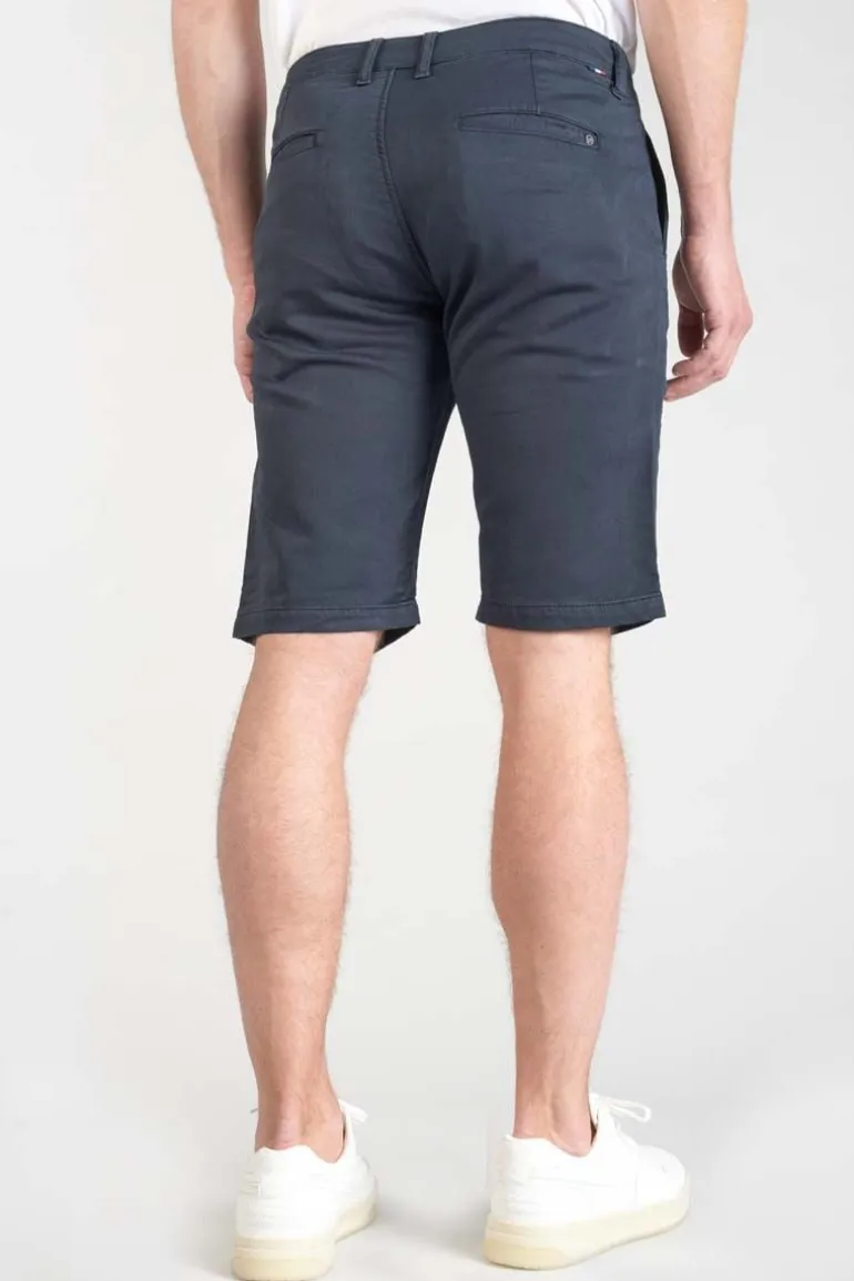 Le Temps des Cerises Bermuda Chino Jogg Swoop Bleu Nuit-Homme Shorts & Bermudas