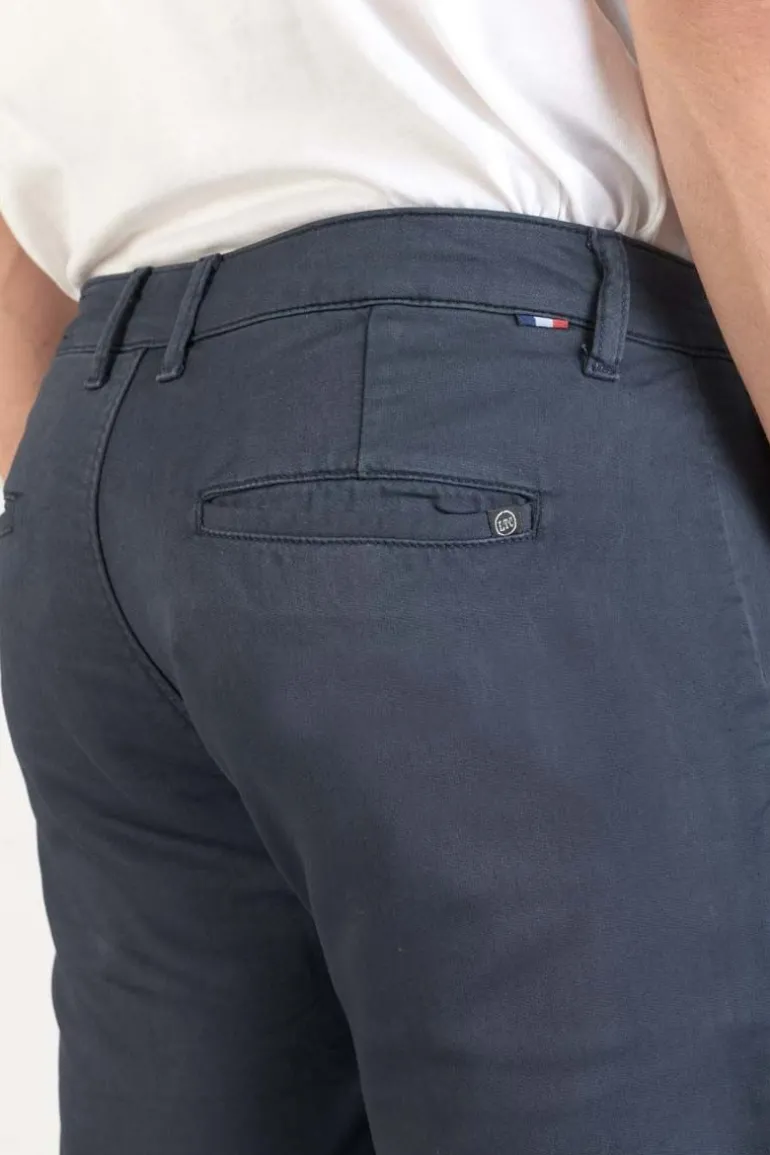 Le Temps des Cerises Bermuda Chino Jogg Swoop Bleu Nuit-Homme Shorts & Bermudas