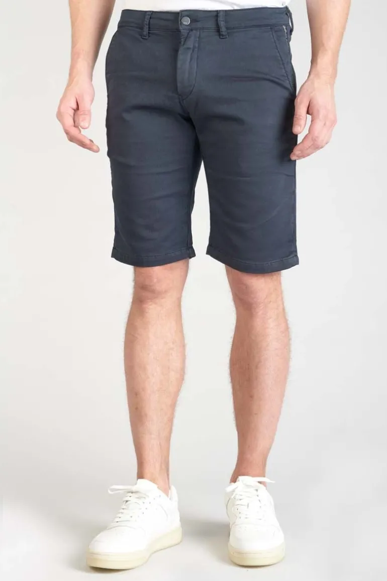 Le Temps des Cerises Bermuda Chino Jogg Swoop Bleu Nuit-Homme Shorts & Bermudas