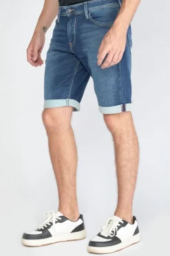 Le Temps des Cerises Bermuda Jogg Bleu Moyen-Homme Blue Jogg