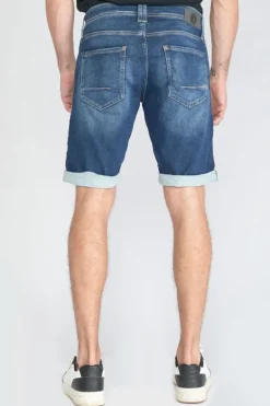 Le Temps des Cerises Bermuda Jogg Bleu Moyen-Homme Blue Jogg