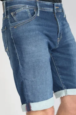 Le Temps des Cerises Bermuda Jogg Bleu Moyen-Homme Blue Jogg