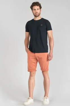 Le Temps des Cerises Bermuda Jogg Bodo Corail-Homme Bermudas