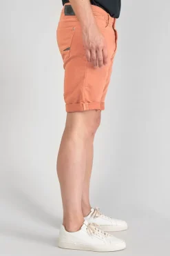 Le Temps des Cerises Bermuda Jogg Bodo Corail-Homme Bermudas