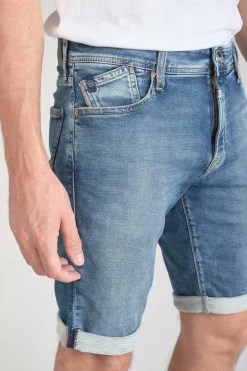 Le Temps des Cerises Bermuda Jogg Oc Bleu Delave-Homme Blue Jogg