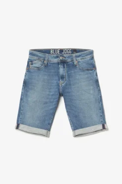 Le Temps des Cerises Bermuda Jogg Oc Bleu Delave-Homme Blue Jogg