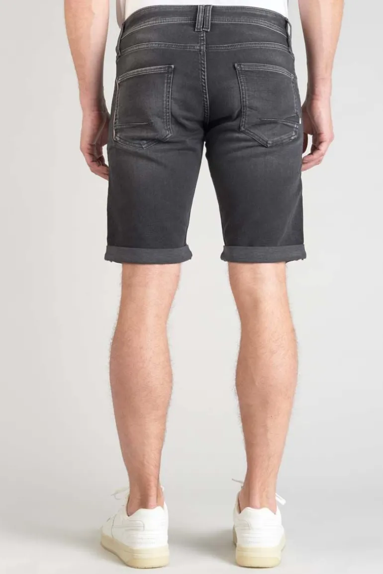 Le Temps des Cerises Bermuda Jogg Oc En Jeans Noir Delave-Homme Blue Jogg