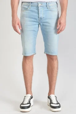 Le Temps des Cerises Bermuda Laredo En Jeans Bleu Clair Delave-Homme Bermudas