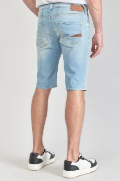Le Temps des Cerises Bermuda Laredo En Jeans Bleu Clair Delave-Homme Bermudas