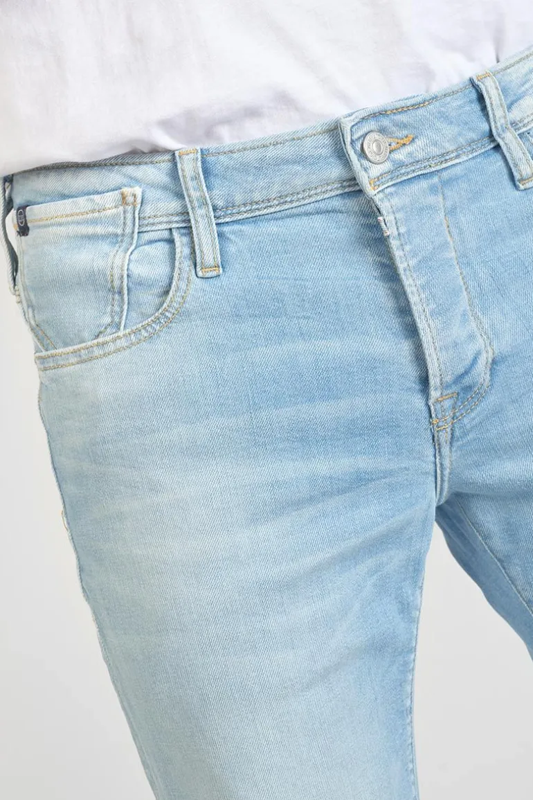 Le Temps des Cerises Bermuda Laredo En Jeans Bleu Clair Delave-Homme Bermudas