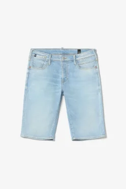 Le Temps des Cerises Bermuda Laredo En Jeans Bleu Clair Delave-Homme Bermudas