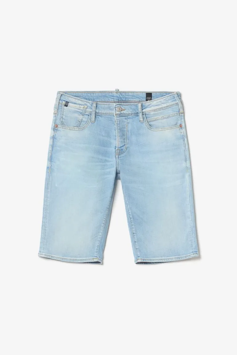 Le Temps des Cerises Bermuda Laredo En Jeans Bleu Clair Delave-Homme Bermudas