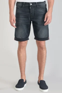 Le Temps des Cerises Bermuda Laredo En Jeans Bleu Noir-Homme Bermudas