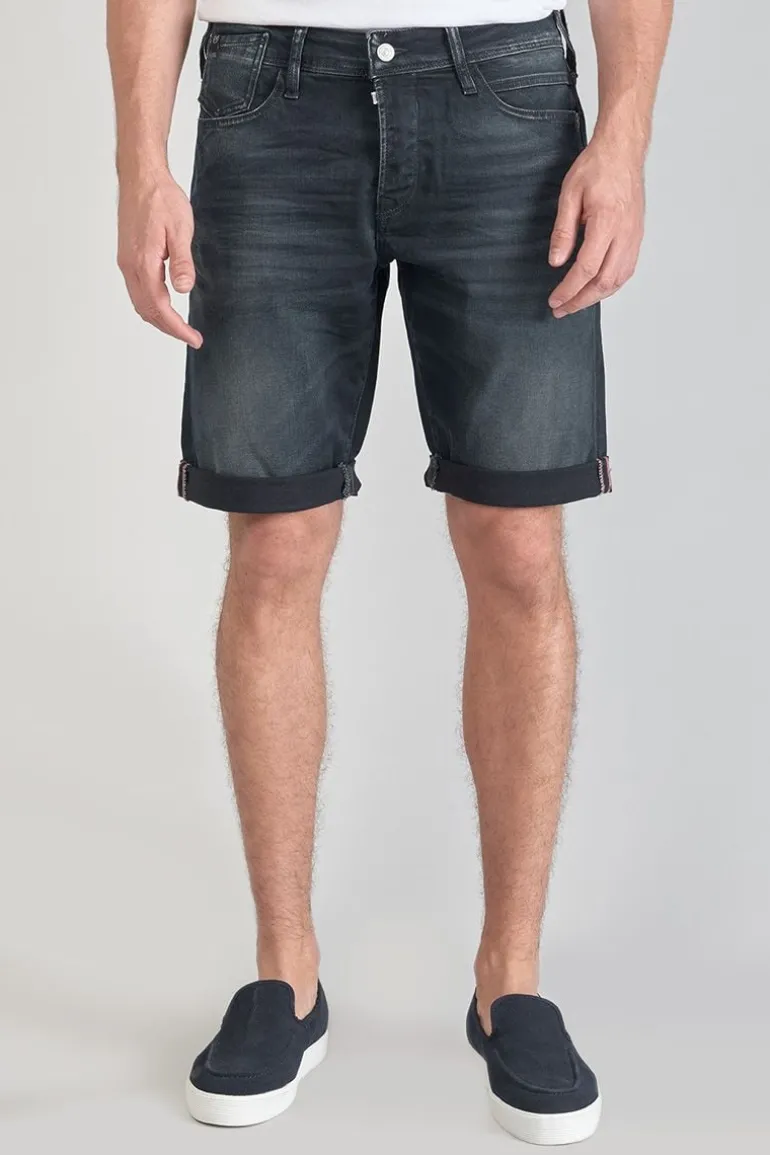 Le Temps des Cerises Bermuda Laredo En Jeans Bleu Noir-Homme Bermudas