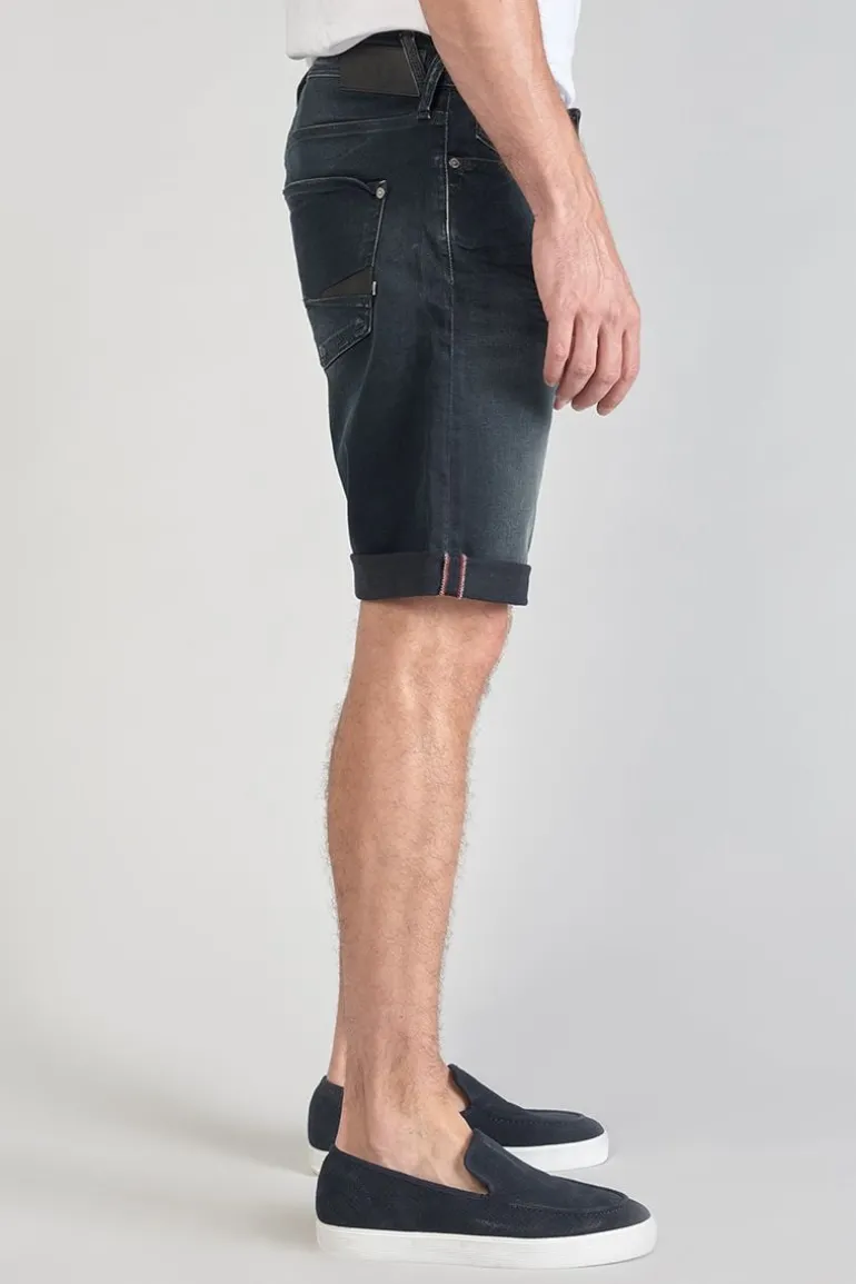 Le Temps des Cerises Bermuda Laredo En Jeans Bleu Noir-Homme Bermudas